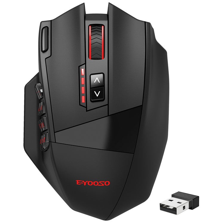 E-YOOSO X33 2.4G Wireless Gaming Mouse with 12 Side Buttons