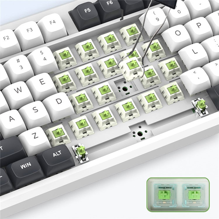 Y-FRUITFUL K102 Tri-Mode Mechanical Gaming Keyboard