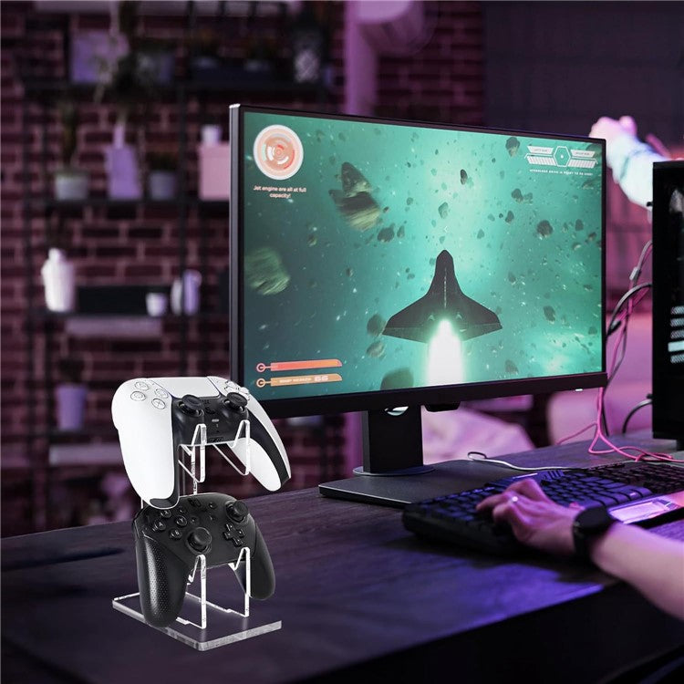 🕹️ ClearView Dual Controller Stand