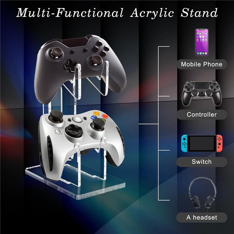 🕹️ ClearView Dual Controller Stand