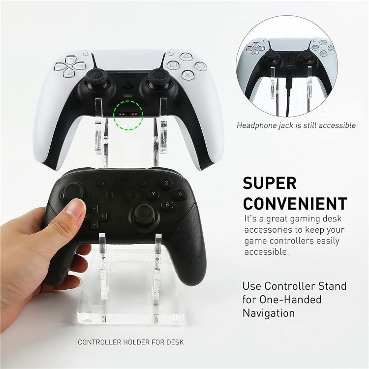 🕹️ ClearView Dual Controller Stand