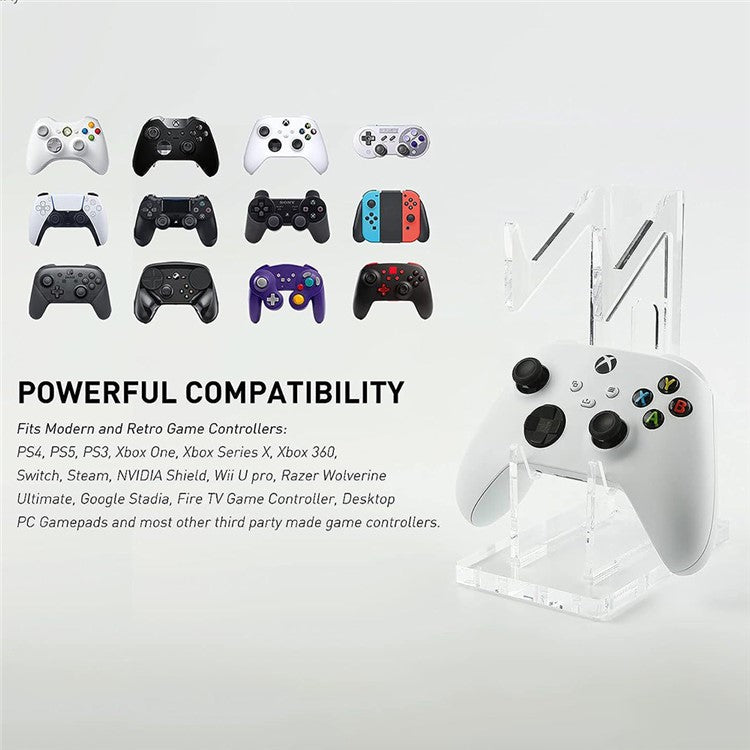 🕹️ ClearView Dual Controller Stand