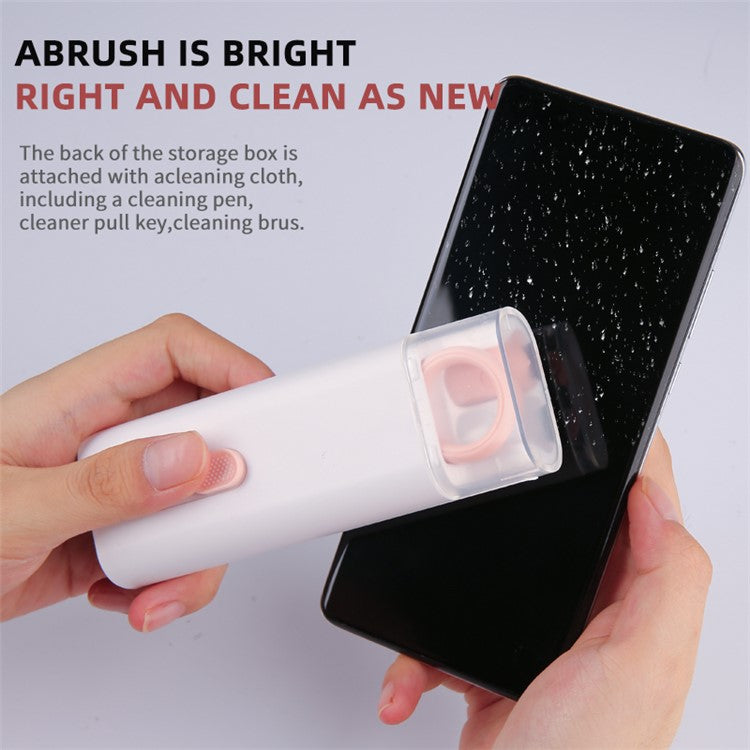 UD2926 7-in-1 Bluetooth-compatible Headset Keyboard Cleaner Cell Phone Cleaning Brush Tablet Cleaning Ki