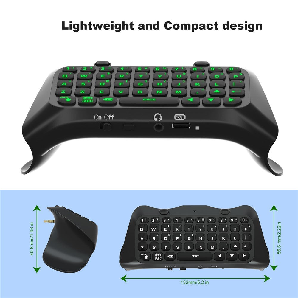 JYS P5172 For Sony PS5 DualSense Edge Controller Wireless Bluetooth-compatible External Keyboard Portable Gamepad Keyboard