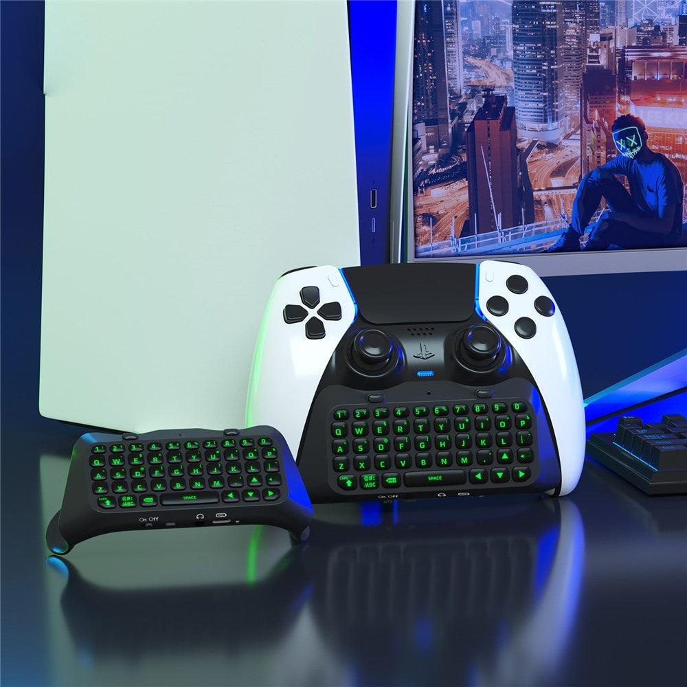 JYS P5172 For Sony PS5 DualSense Edge Controller Wireless Bluetooth-compatible External Keyboard Portable Gamepad Keyboard