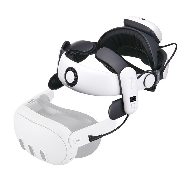BOBOVR S3 Pro For Meta Quest 3S / 3 Battery Head Strap with 10000mAh Replaceable Battery Pack