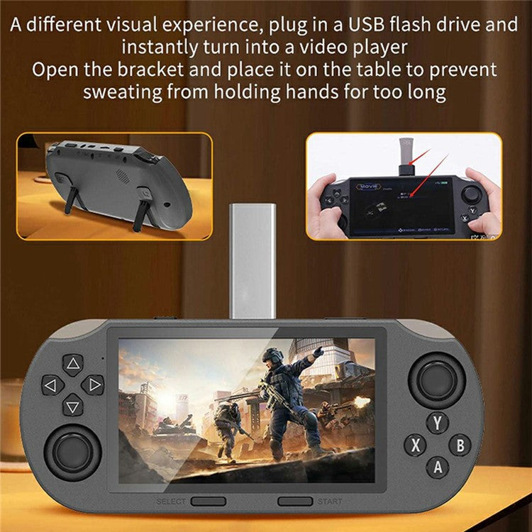 SF3000 4.5 Inch IPS Screen Open Source Handheld Game Console Wireless Arcade Controller