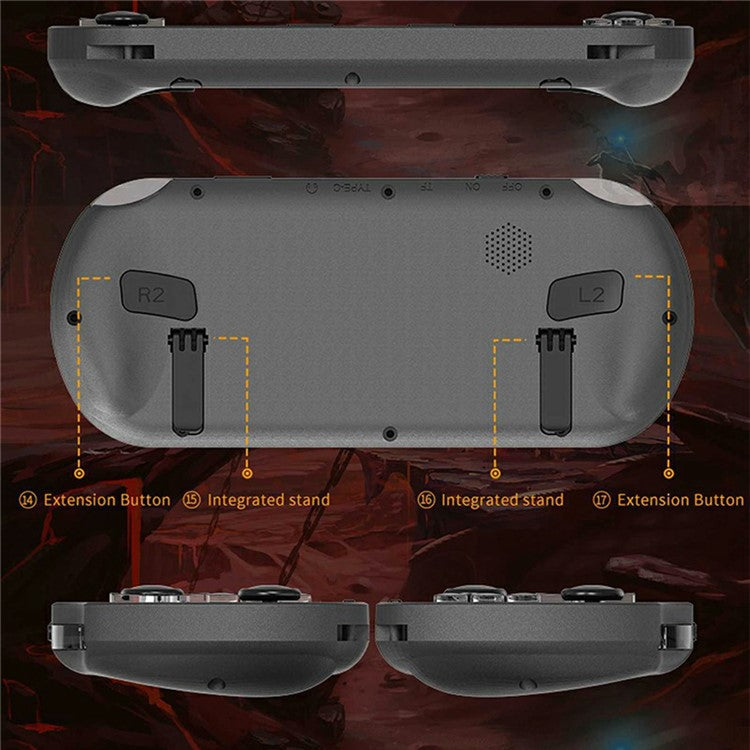 SF3000 4.5 Inch IPS Screen Open Source Handheld Game Console Wireless Arcade Controller