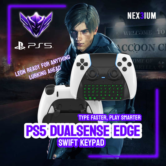 JYS P5172 For Sony PS5 DualSense Edge Controller Wireless Bluetooth-compatible External Keyboard Portable Gamepad Keyboard