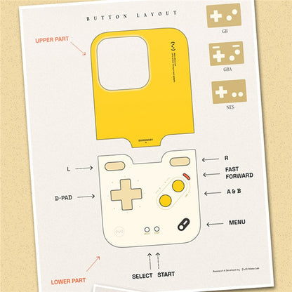 🎮 BITMOLAB GAMEBABY [ Retro Handheld Game Console ]