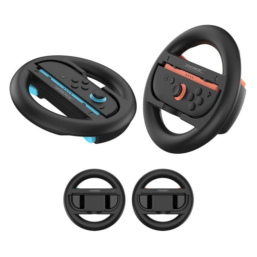 DOBE TNS-3196 For Nintendo Switch 2 Racing Wheel Controller Left and Right Joy-Con Steering Wheel Grip Holder