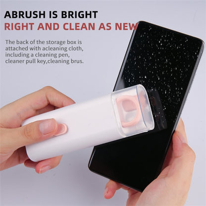 UD2926 7-in-1 Bluetooth-compatible Headset Keyboard Cleaner Cell Phone Cleaning Brush Tablet Cleaning Ki