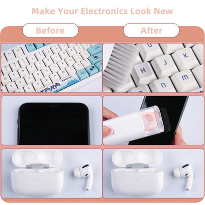 UD2926 7-in-1 Bluetooth-compatible Headset Keyboard Cleaner Cell Phone Cleaning Brush Tablet Cleaning Ki