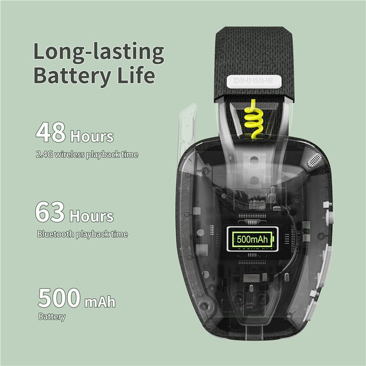 BINNUNE BW06 Dual Mode Wireless Gaming Headset