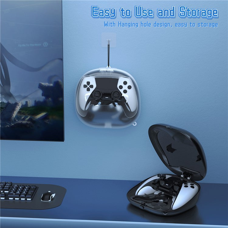 JYS JYS-P5207 For Sony PS5 / PS5 Elite Controller Transparent Window Storage Bag with Accessories