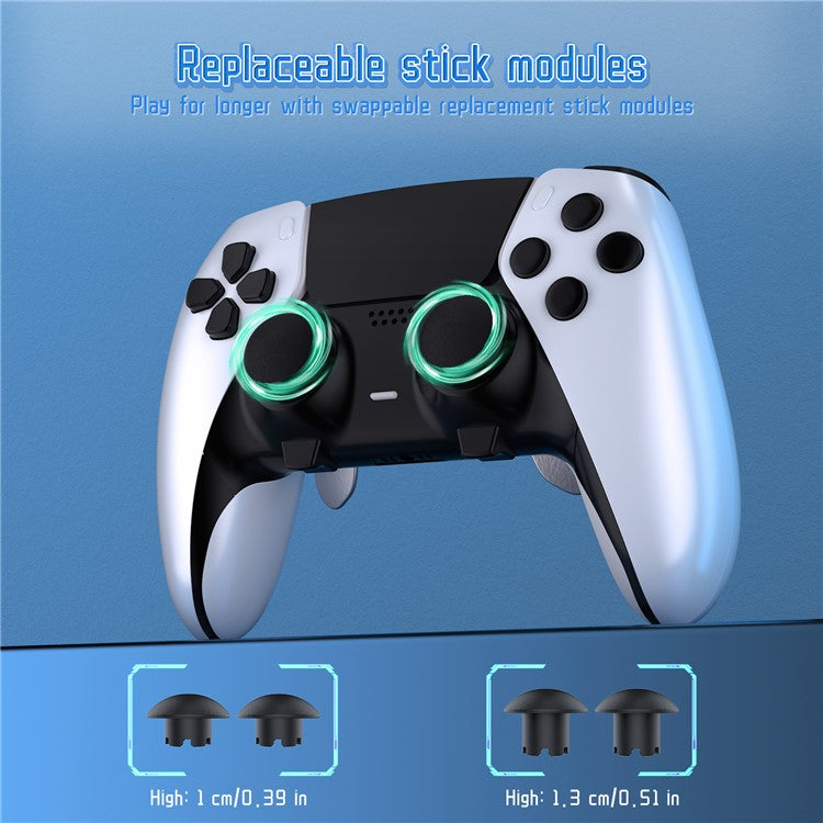 JYS JYS-P5207 For Sony PS5 / PS5 Elite Controller Transparent Window Storage Bag with Accessories