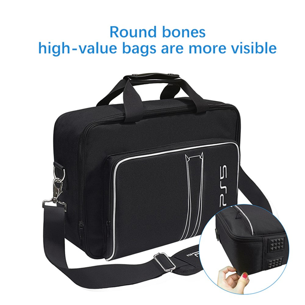 For Sony PlayStation 5 Portable Travel Storage Bag Game Console Accessories Handbag Crossbody Bag