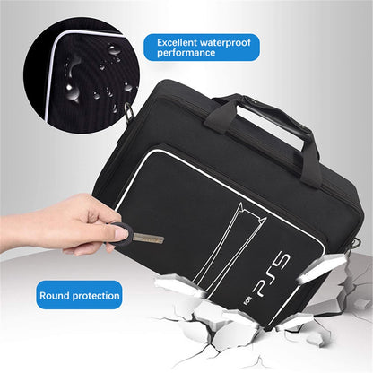 For Sony PlayStation 5 Portable Travel Storage Bag Game Console Accessories Handbag Crossbody Bag