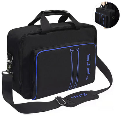 For Sony PlayStation 5 Portable Travel Storage Bag Game Console Accessories Handbag Crossbody Bag