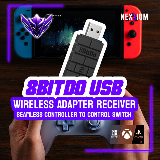 8BITDO USB Wireless Adapter Receiver for Xbox Series X / S / Xbox One / PS5 / PS4 Game Controller