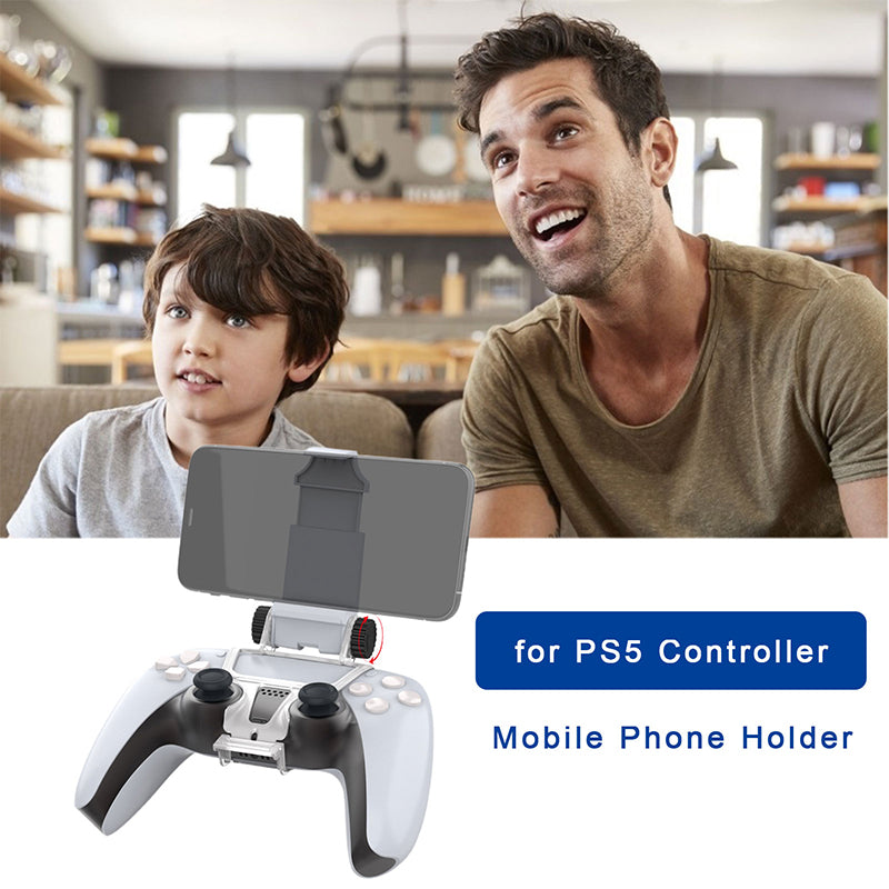 PS5 DualView Mount l Controller Mobile Phone Holder Clip