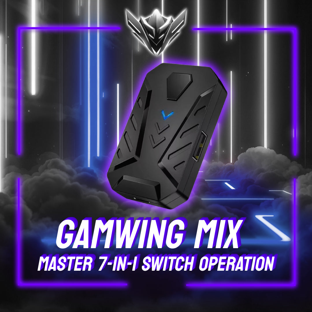 GAMWING MIX Master 7-in-1 Keyboard and Mouse Console Controller Converter Adapter for PS3 / PS5 / Xbox One / Switch Operation